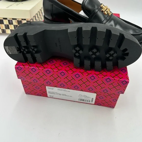 Women's Tory Burch Everly chunky leather loafers size 10.5 US - Picture 5 of 10